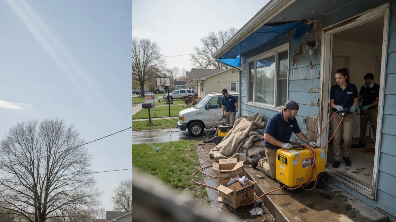 Basement Flood Cleanup in Mullens, WV near me